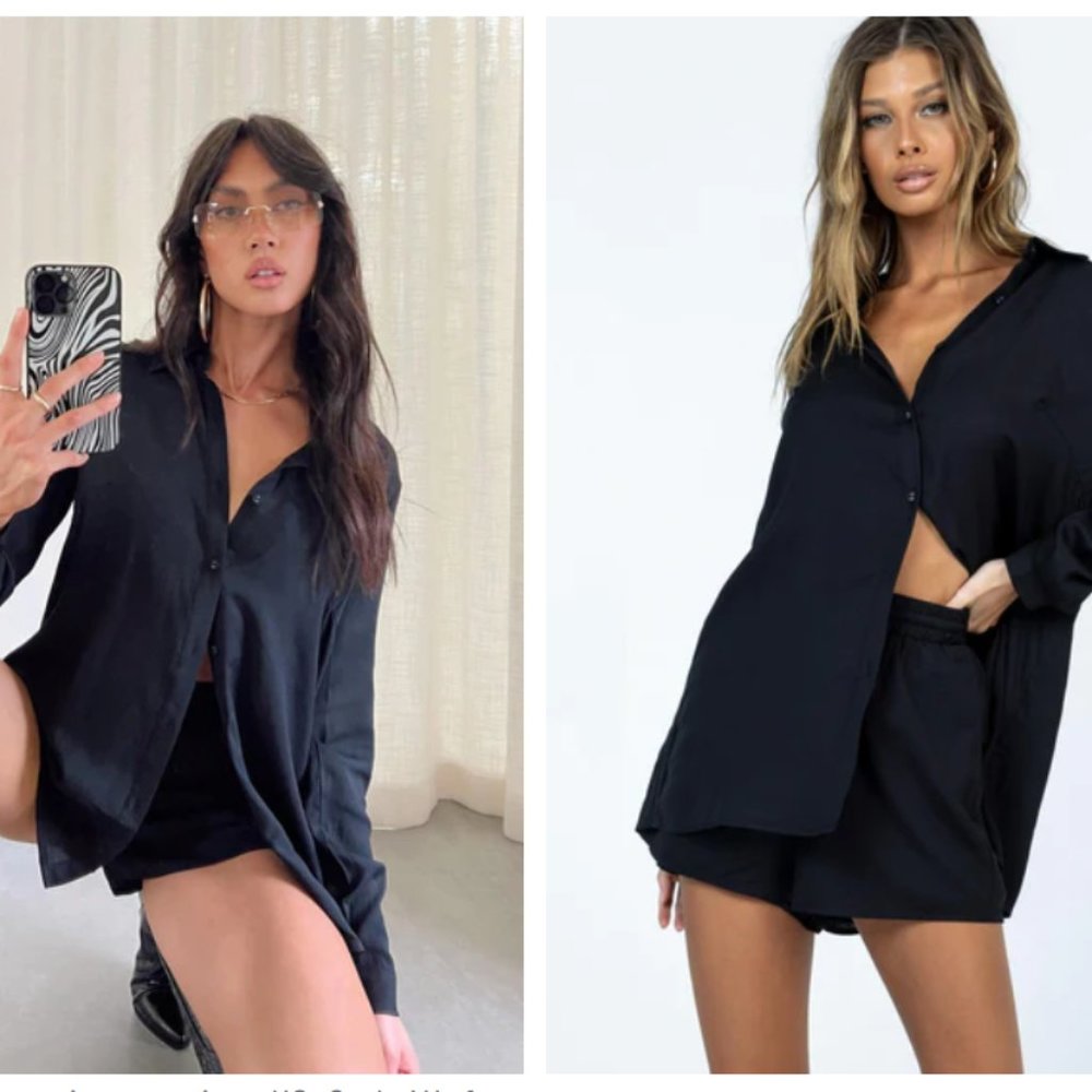 Princess Polly Chloe Set in Black